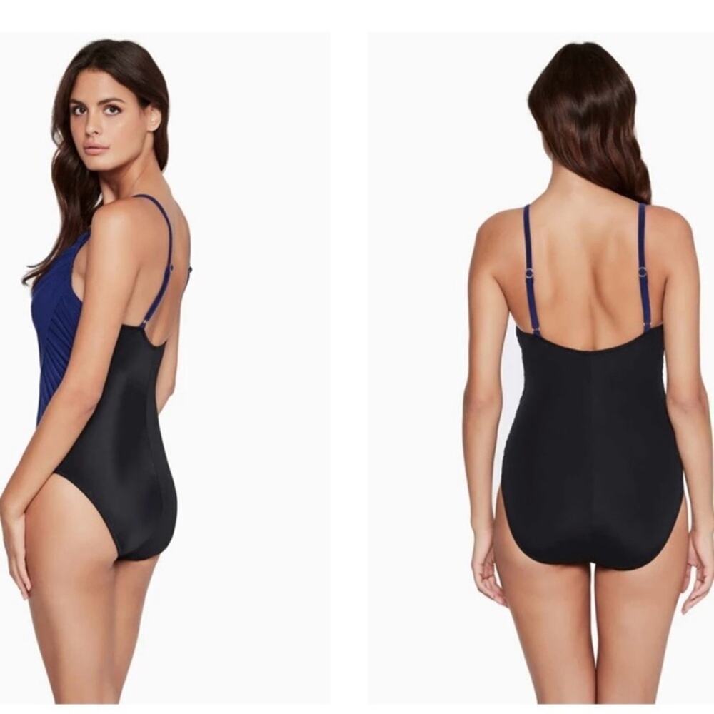$162 Magicsuit by Miraclesuit Lisa One Piece Swimsuit Size US 8 - Picture 2 of 11